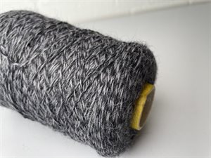 Luksus uld - 100% uld i antracite melange, ca. 392 gram